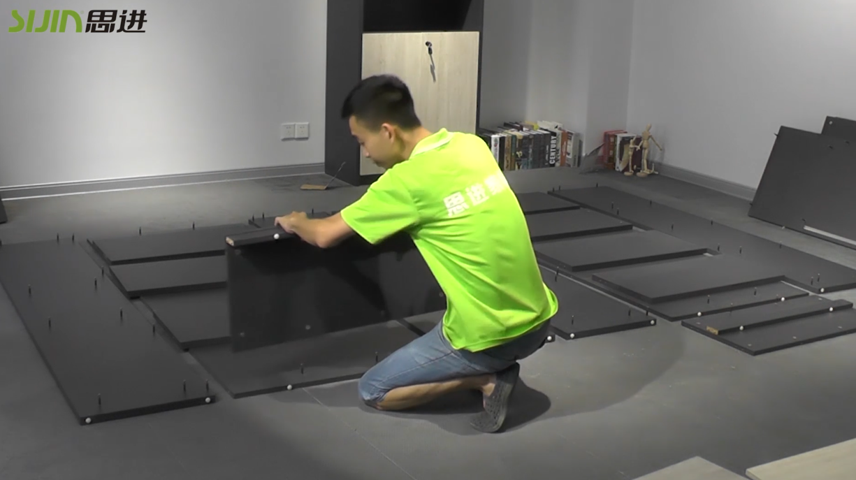 【劍橋系列-文件柜】思進(jìn)家具膠板板式產(chǎn)品安裝教程